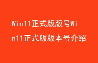 Win11ʽWin11ʽ汾Ž